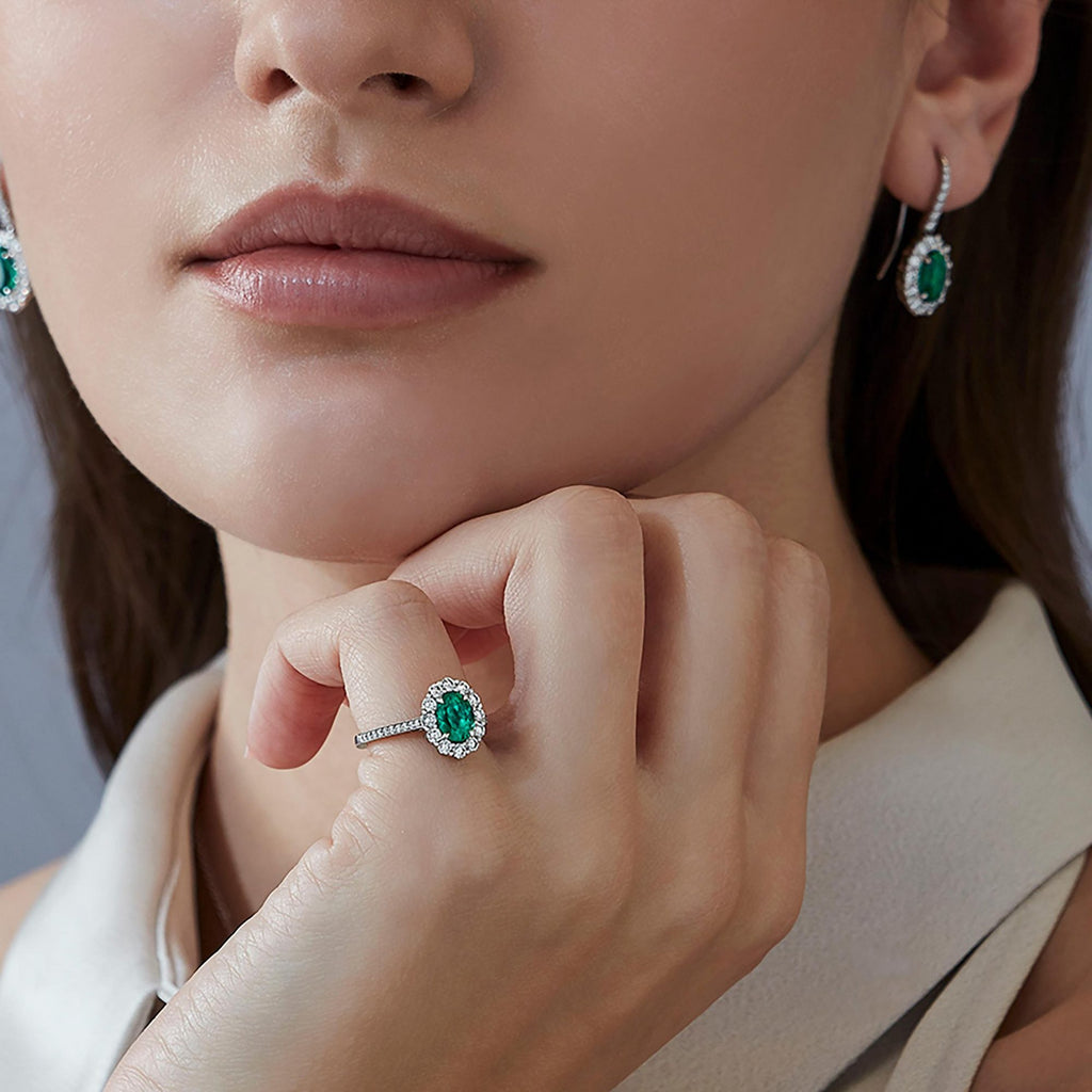 Lab Grown Emerald Jewellery