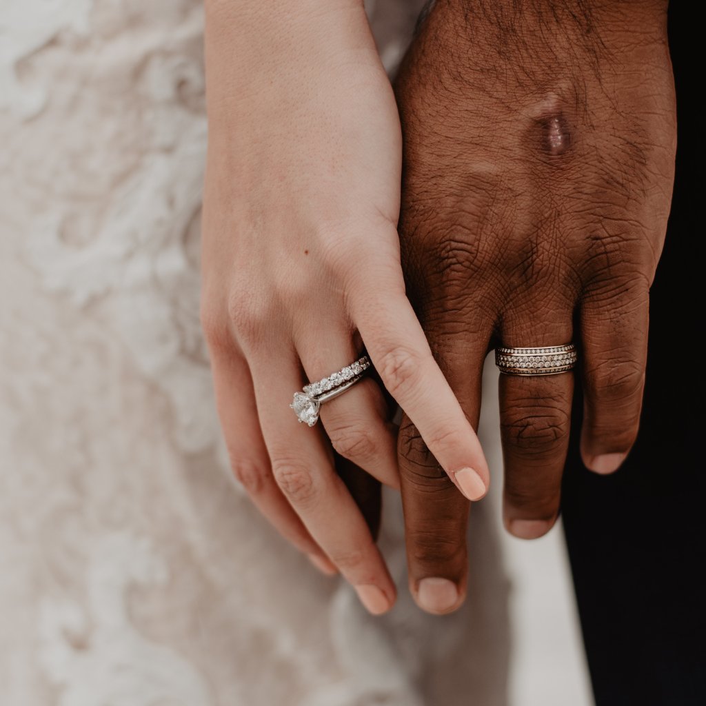 Lab Grown Moissanite and Diamond Engagement Rings