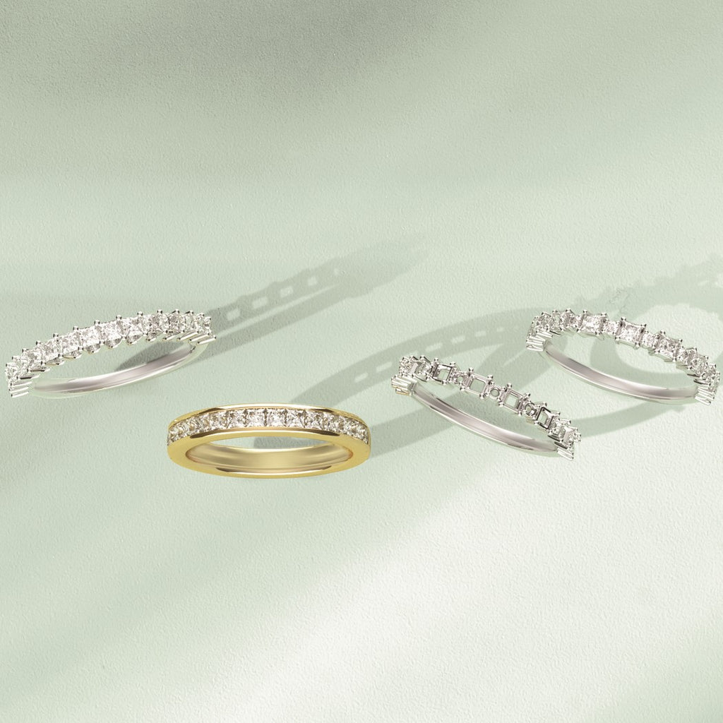princess cut anniversary rings nzjewellers