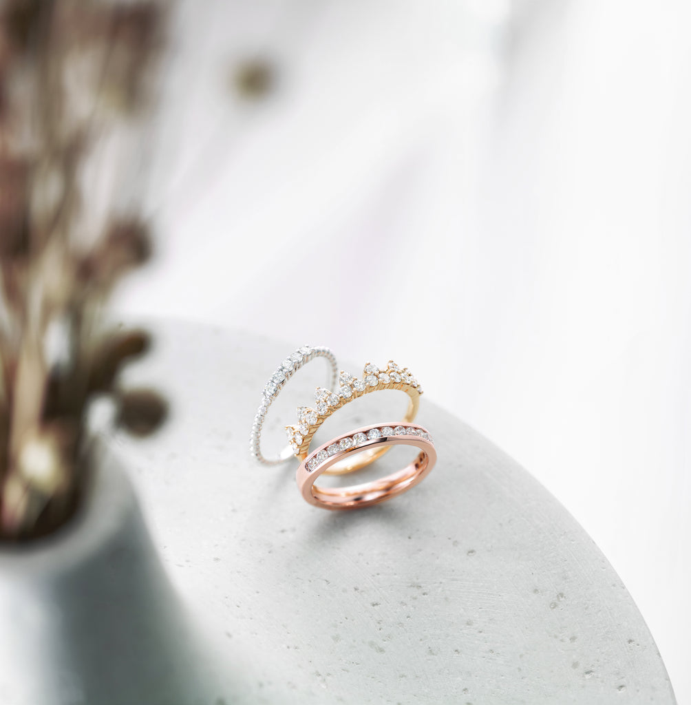 Beautifully crafted anniversary rings