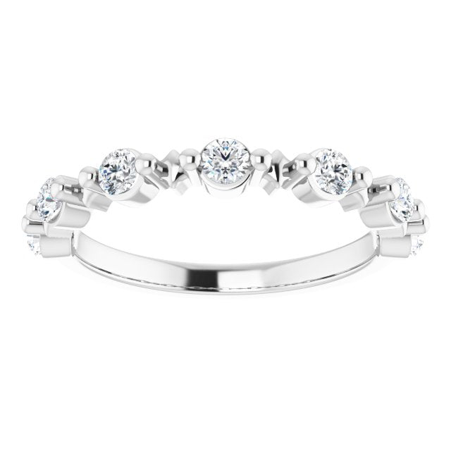 Petite Moissanite Anniversary Ring