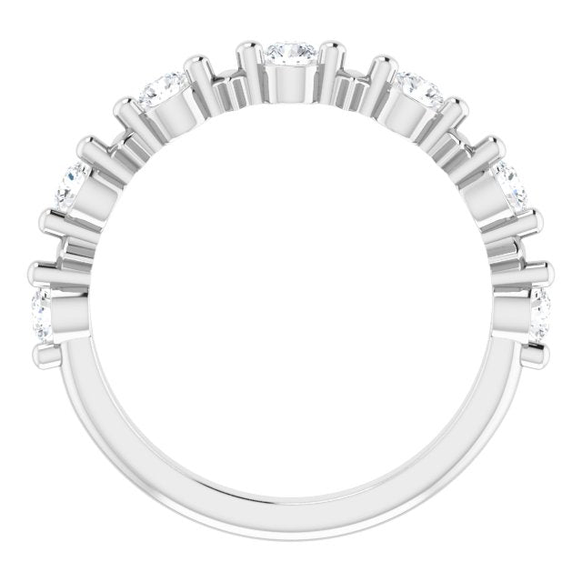 Petite Moissanite Anniversary Ring