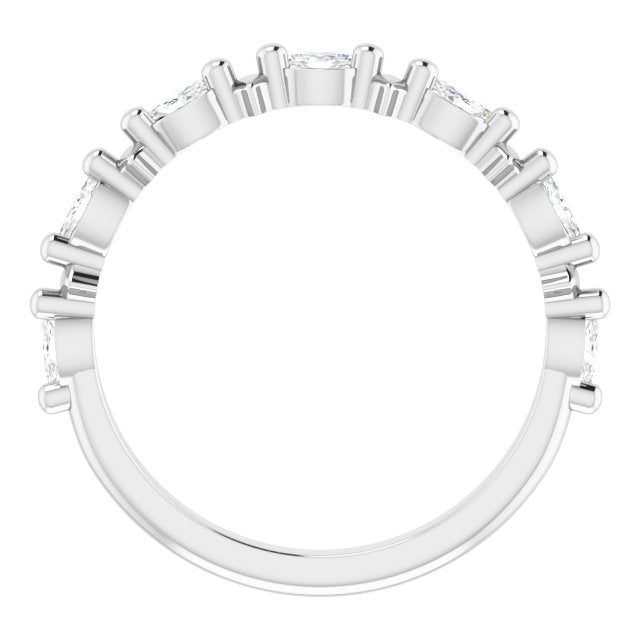 0.25ct Marquise Moissanite Anniversary Ring