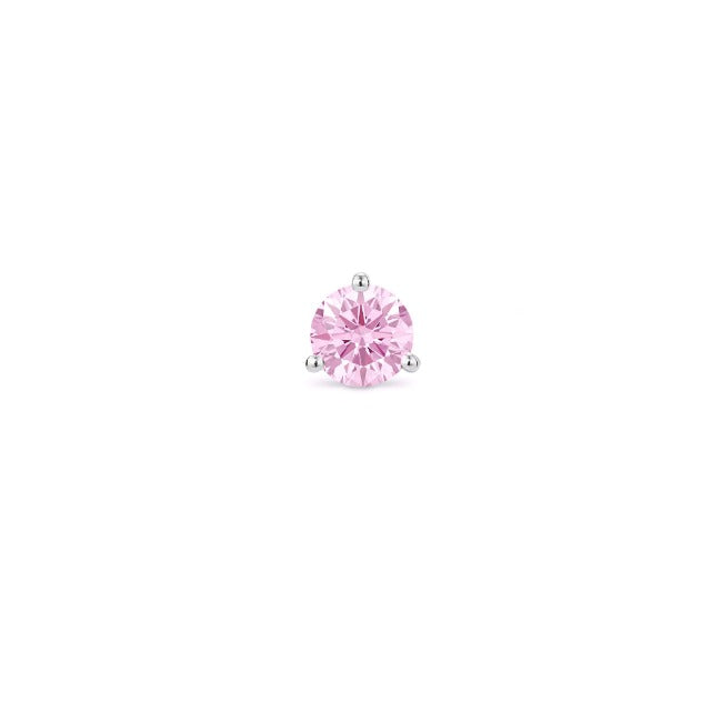 light pink LG sapphire petite ear stud_2