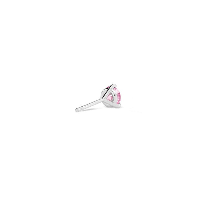 light pink LG sapphire petite ear stud_1