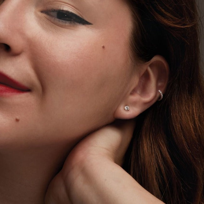 petite rose gold LG diamond huggies_1