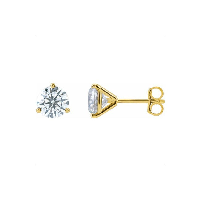 0.10ct moissanite cocktail studs