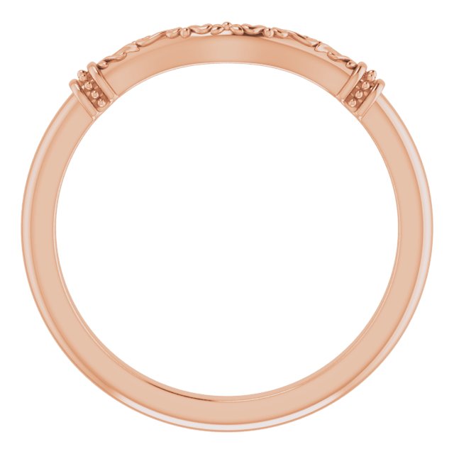 Vintage Fitted Wedding Band