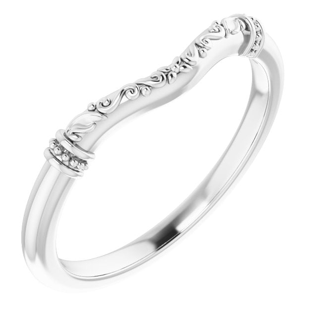 Vintage Fitted Wedding Band