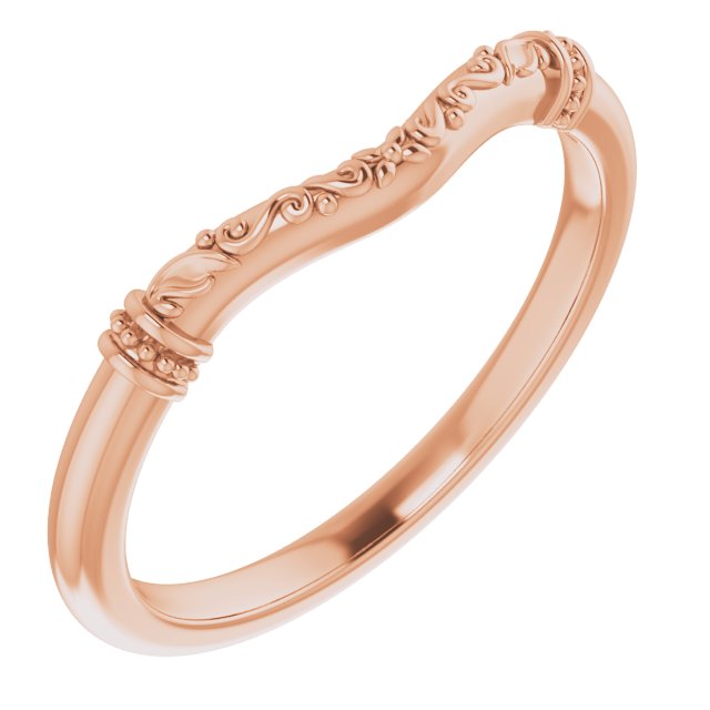 Vintage Fitted Wedding Band