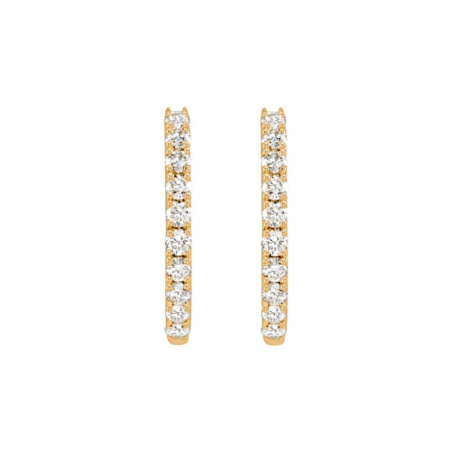 14k yellow gold 1/4ct LG diamond huggies_1