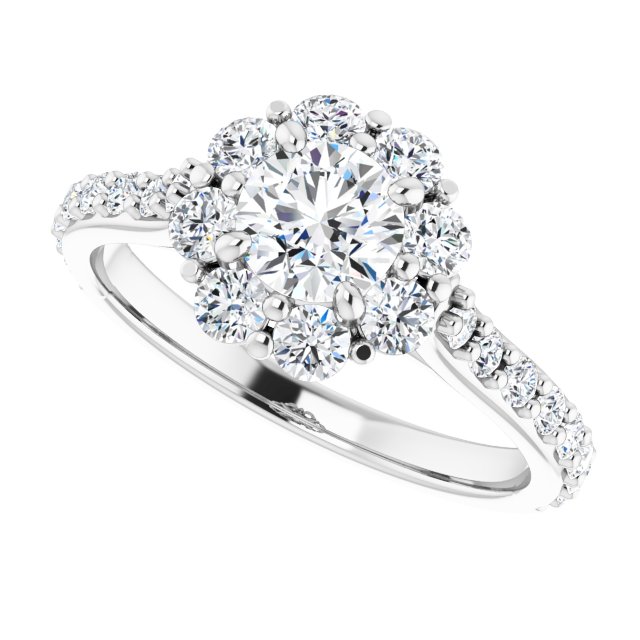 Vintage Style Cluster Ring