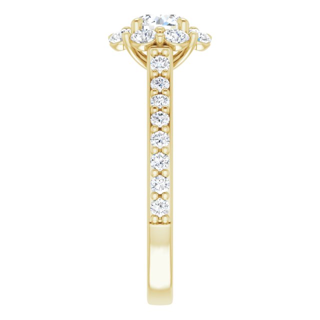 Vintage Style Cluster Ring