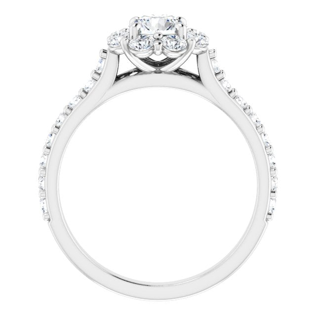 Vintage Style Cluster Ring