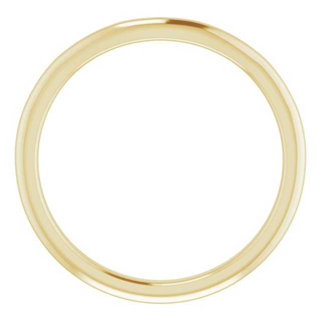 1.8mm Fitted Gold Wedding Band