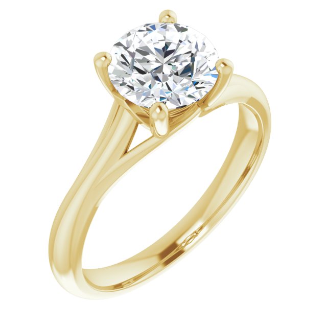 1.50ct Round Brilliant Moissanite Solitaire Ring
