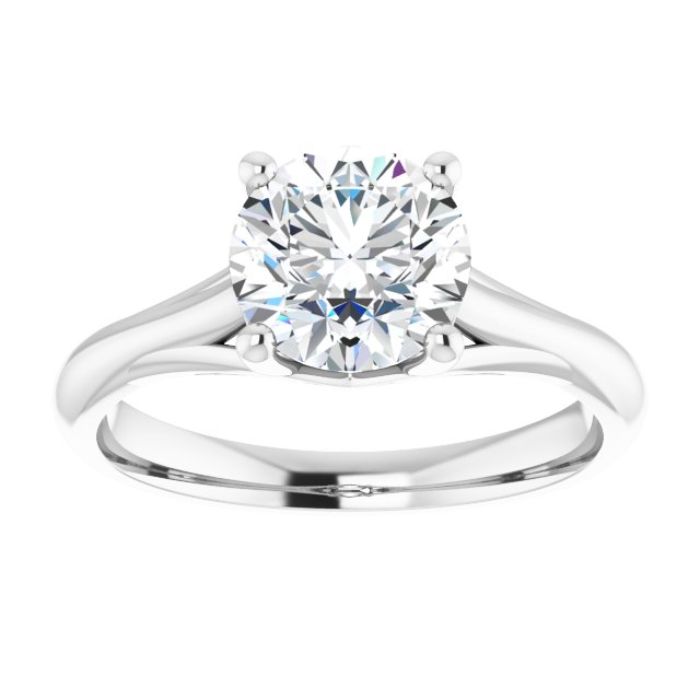 1.50ct Round Brilliant Moissanite Solitaire Ring