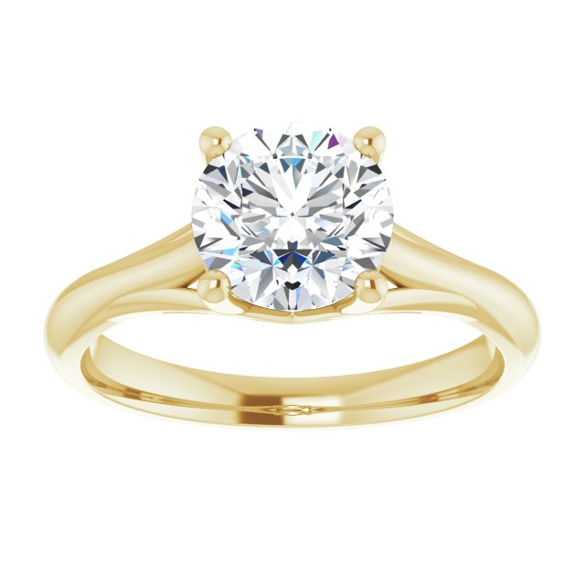 1.50ct Round Brilliant Moissanite Solitaire Ring