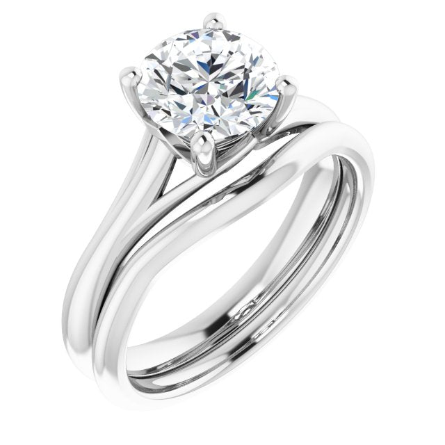 1.50ct Round Brilliant Moissanite Solitaire Ring