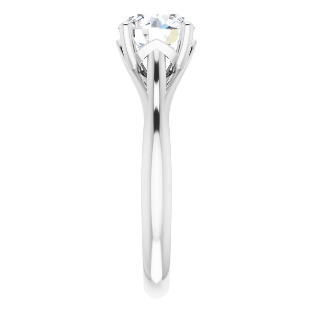 1.50ct Round Brilliant Moissanite Solitaire Ring