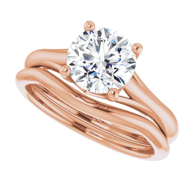 1.50ct Round Brilliant Moissanite Solitaire Ring