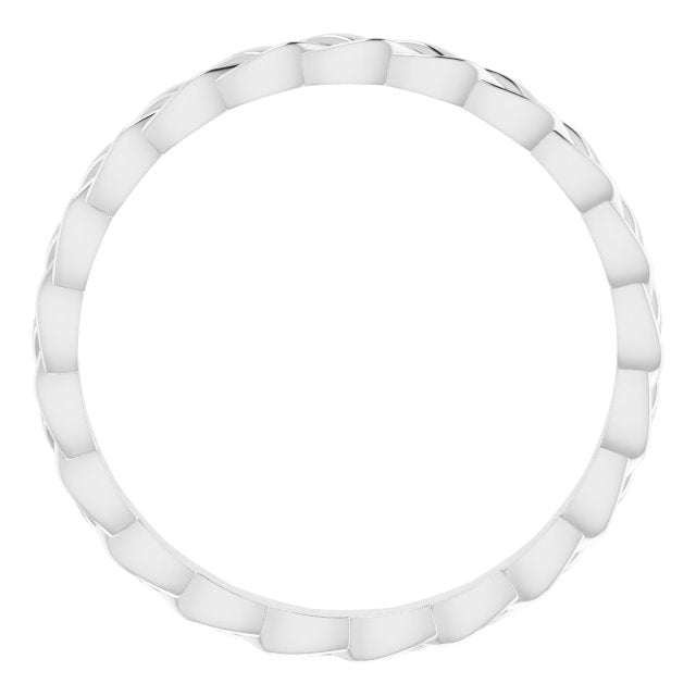 Woven Vintage Wedding Ring