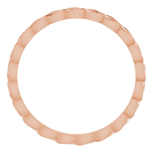 Woven Vintage Wedding Ring