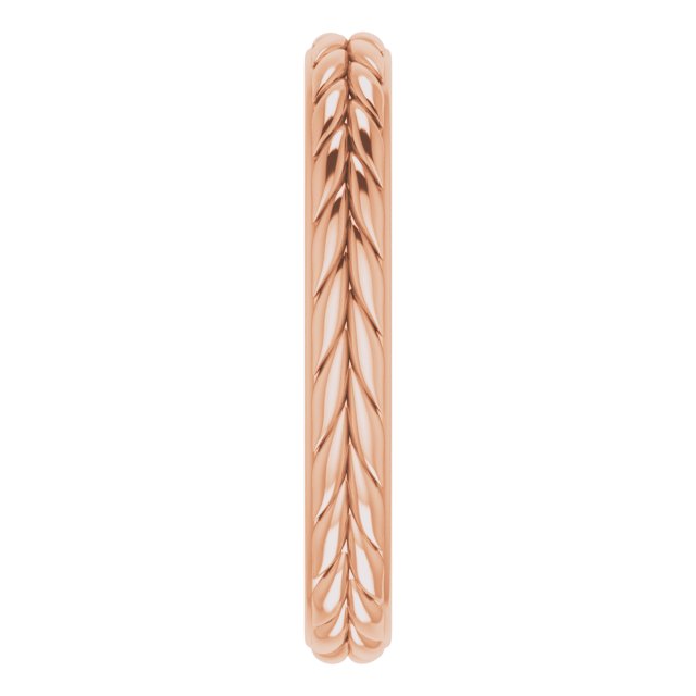 3mm Nature Inspired Wedding Ring