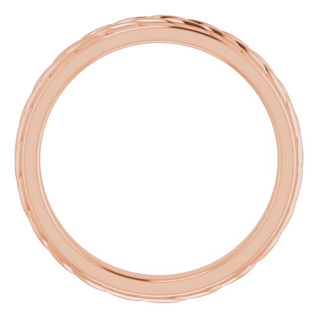 3mm Nature Inspired Wedding Ring