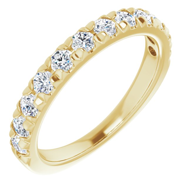 3/4 Carat French Set LG Diamond Ring