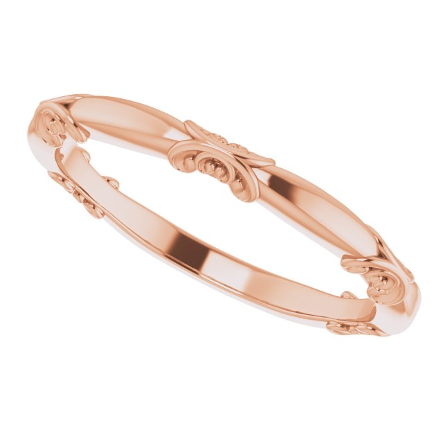 Filigree Vintage Wedding Band