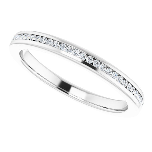 Petite Channel Set LG Diamond RingPetite Channel Set LG Diamond Ring