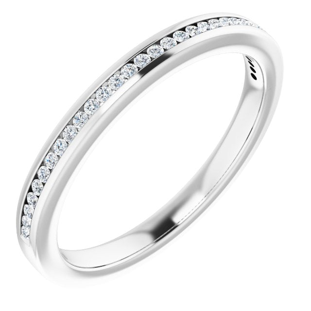 Petite Channel Set LG Diamond Ring