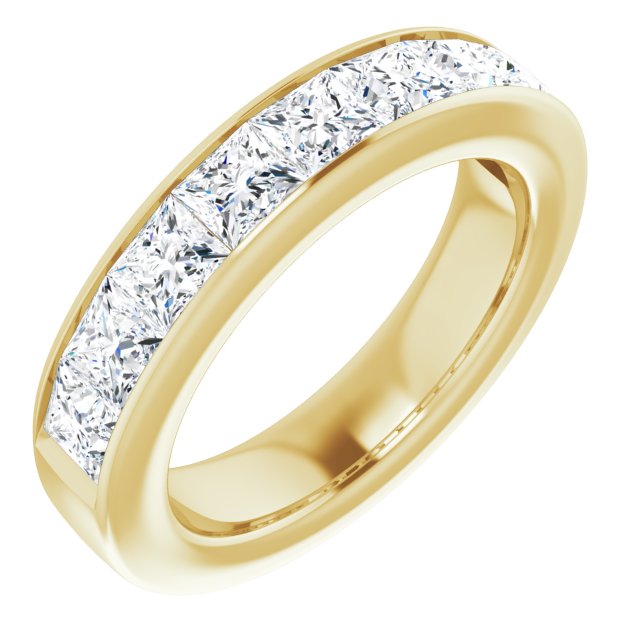 Two and a 1/4 Carat Princess Cut LG Diamond Ring