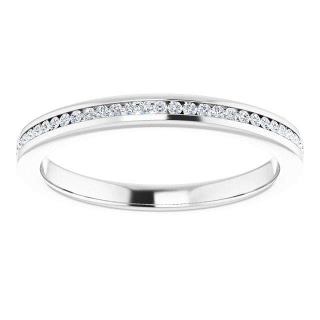 Petite Channel Set LG Diamond Ring
