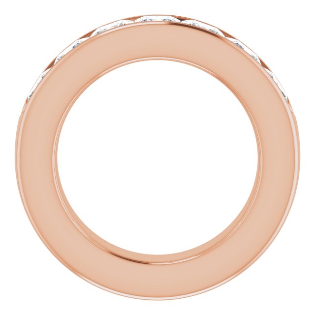 Two and a 1/3 Carat Princess Cut Moissanite Ring