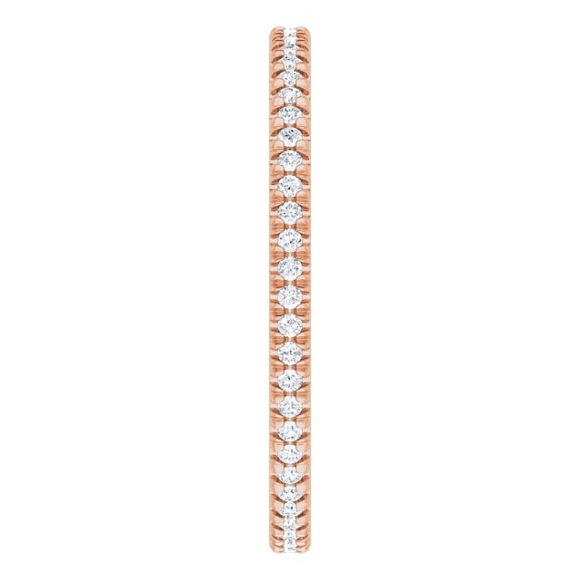 1/4ct French-Set Eternity Band