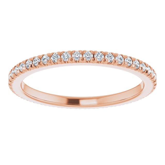 1/2ct French-Set Eternity Band