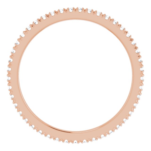 1/2ct French-Set Eternity Band