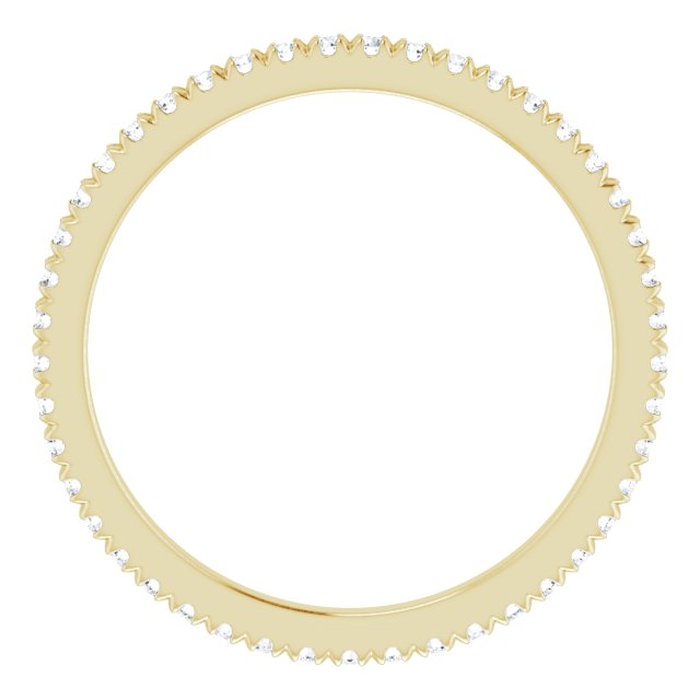1/2ct French-Set Eternity Band