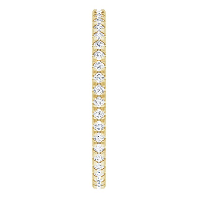 1/2ct French-Set Eternity Band