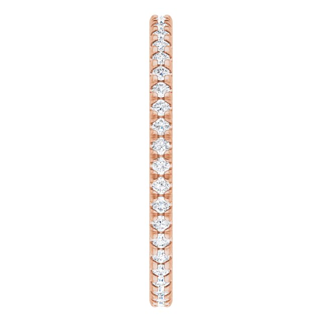 1/2ct French-Set Eternity Band