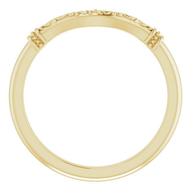 Vintage Fitted Wedding Band