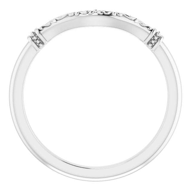 Vintage Fitted Wedding Band