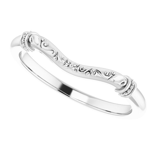 Vintage Fitted Wedding Band