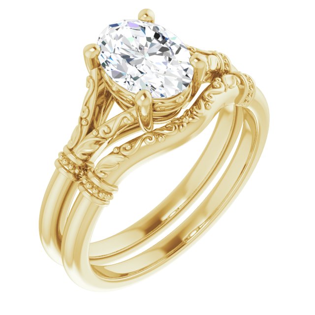 Vintage Fitted Wedding Band