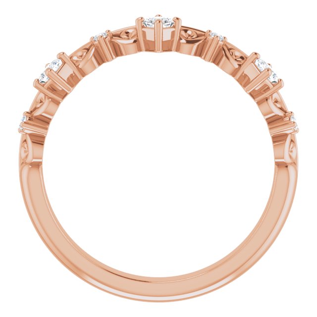 Sculptural Princess Cut Moissanite Anniversary Ring