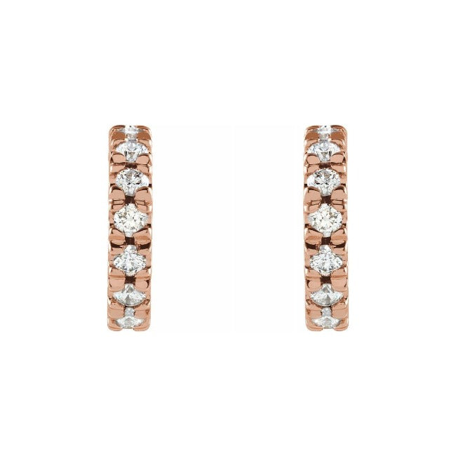 rose gold LG Diamond huggies_1