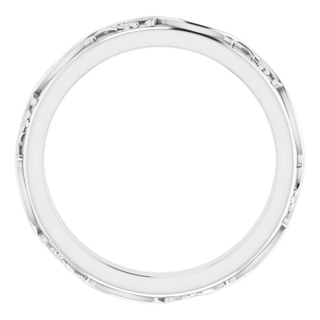 Nature-Inspired Wedding Band