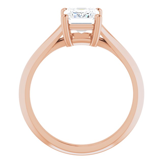 1.75ct Emerald Moissanite Solitaire Ring